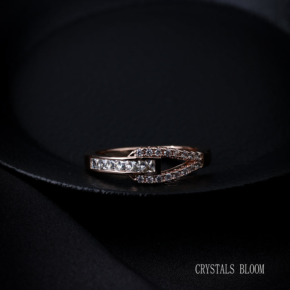 18K Gold-Plated Moissanite Ring