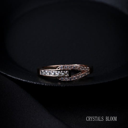 18K Gold-Plated Moissanite Ring