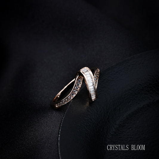 18K Gold-Plated Moissanite Ring