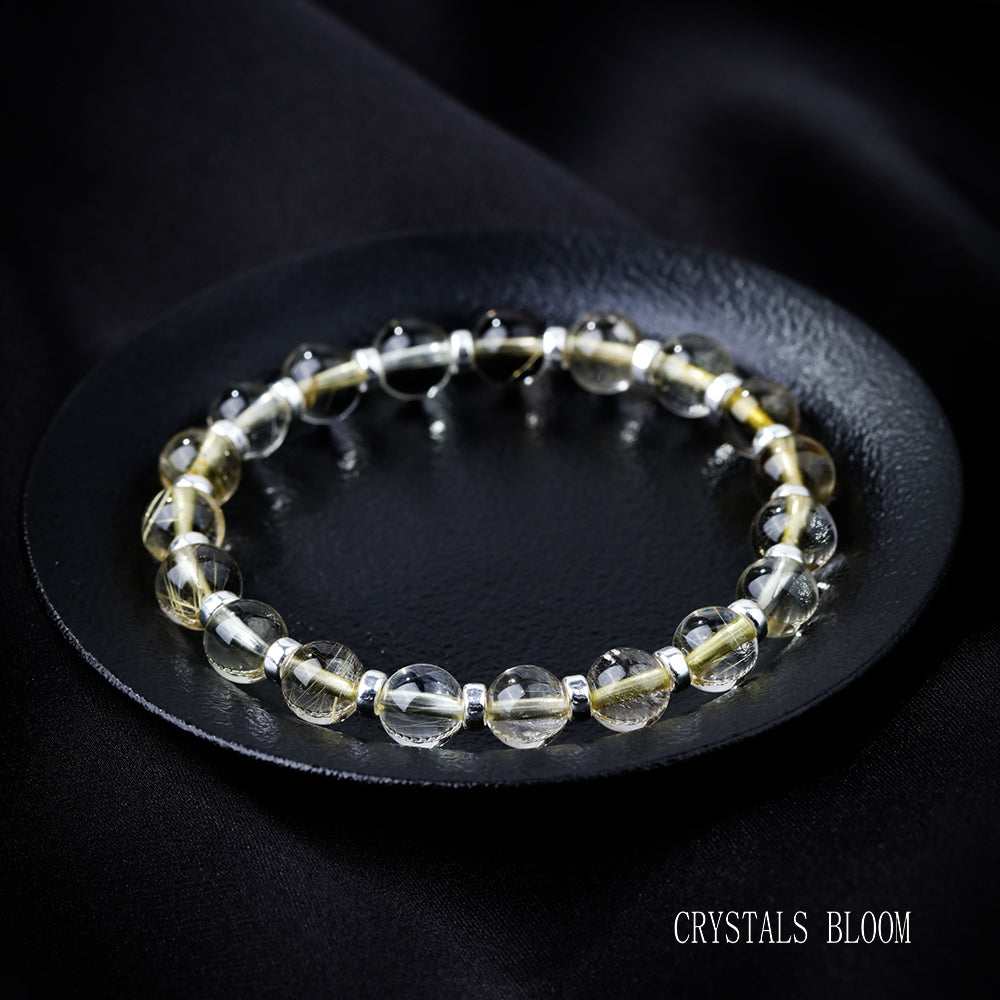 Golden Rutilated Quartz Bracelet
