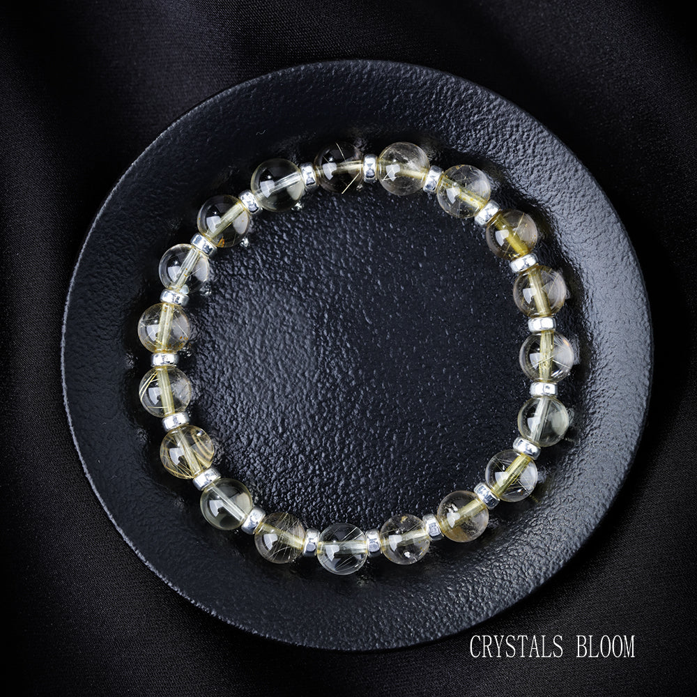 Golden Rutilated Quartz Bracelet
