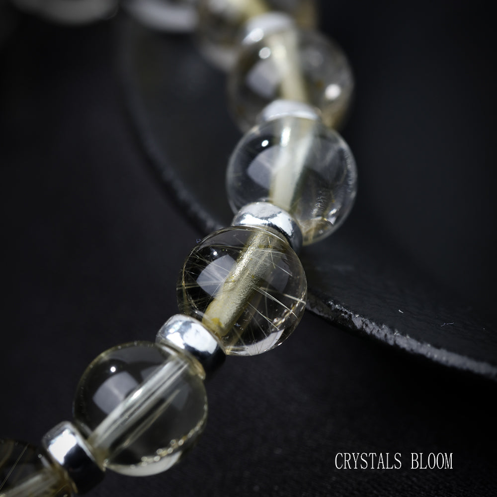 Golden Rutilated Quartz Bracelet