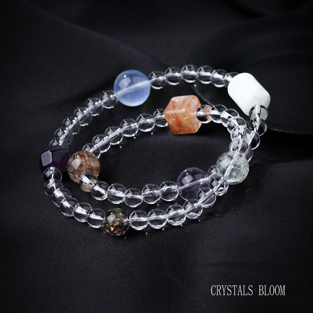 Double-Layer Crystal Bracelet