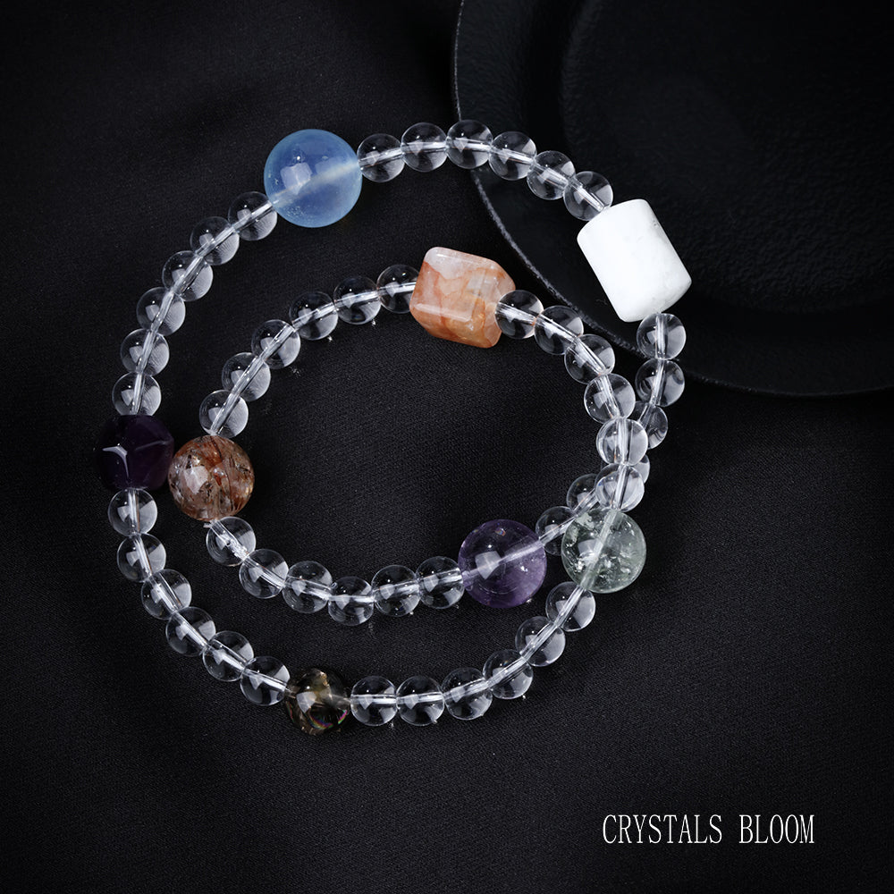 Double-Layer Crystal Bracelet