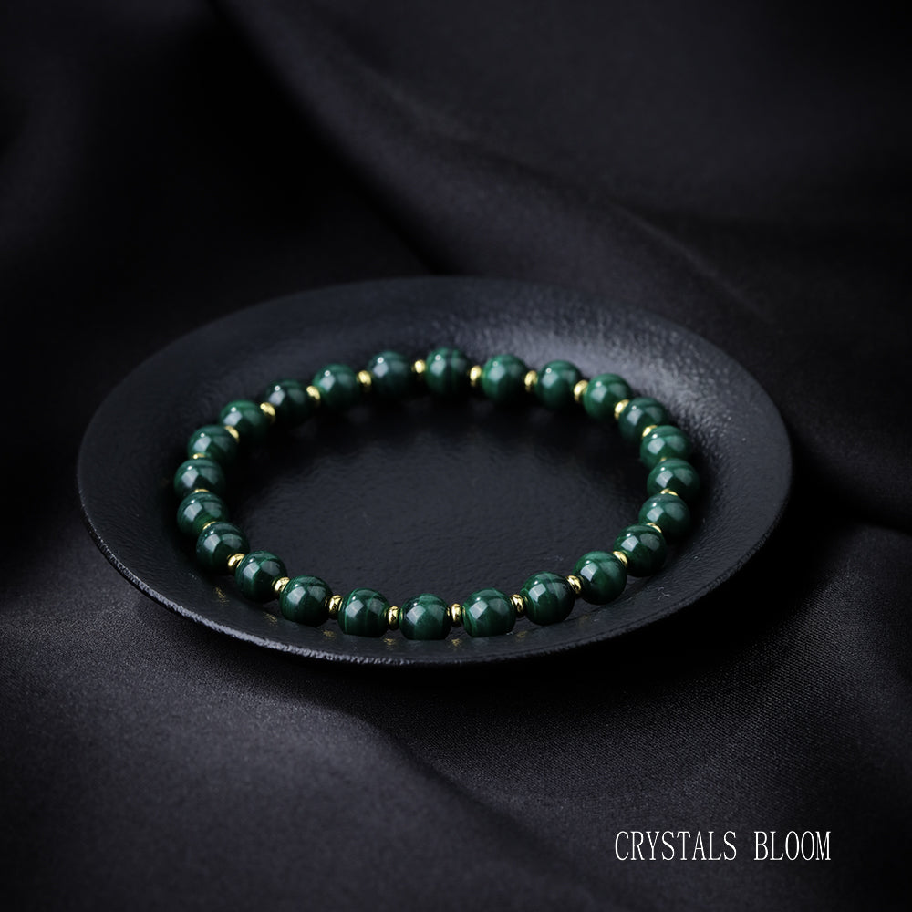 Malachite Bracelet – Protection & Balance