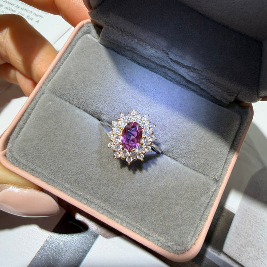 Pink Tourmaline Ring