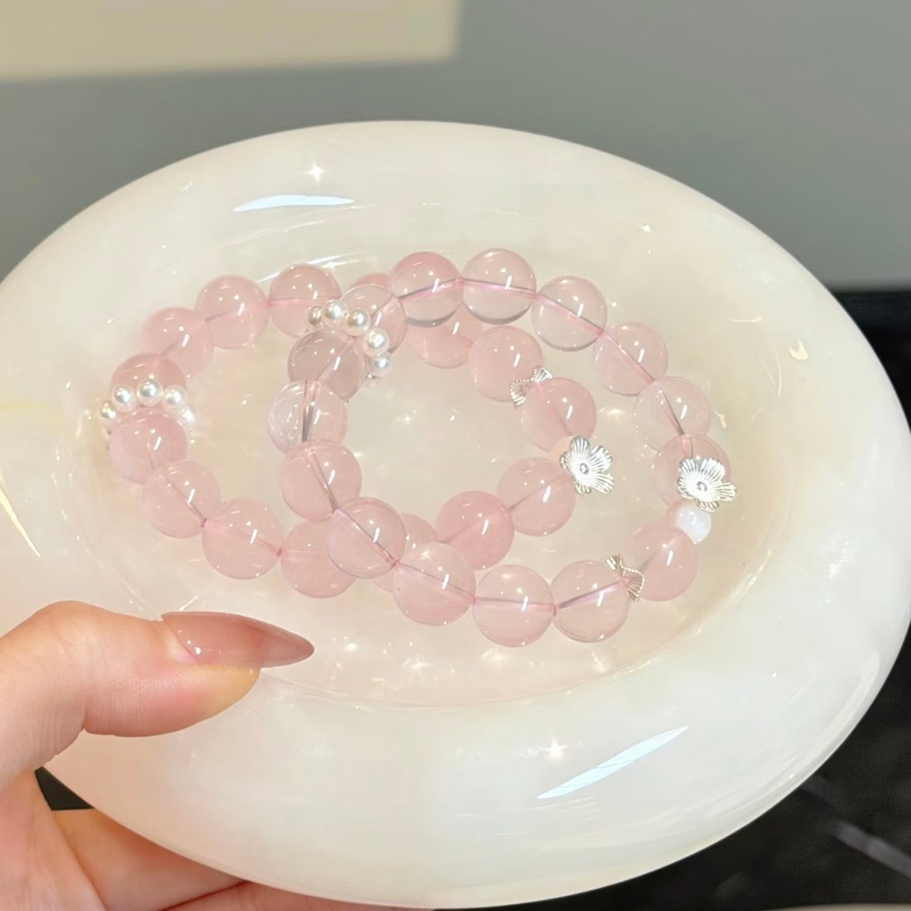 Blushing Heart Bracelet