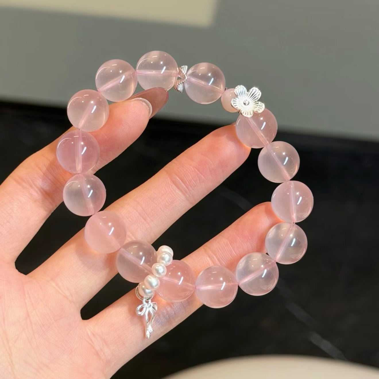 Blushing Heart Bracelet