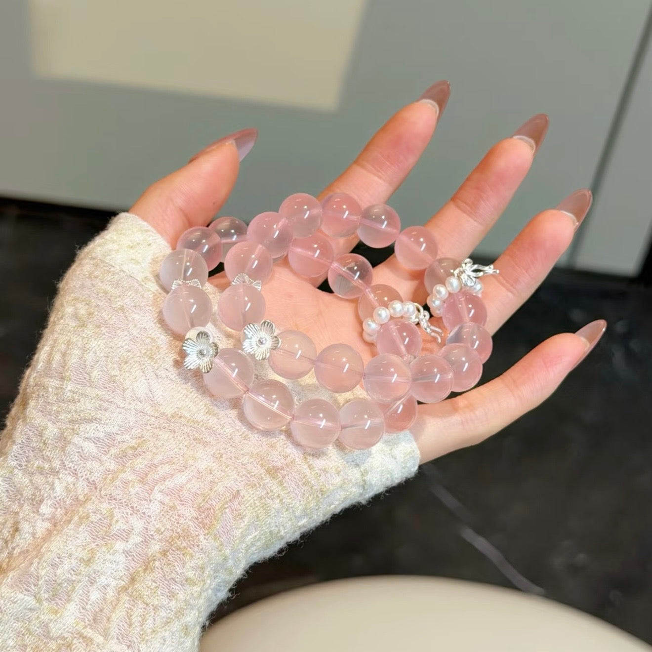 Blushing Heart Bracelet