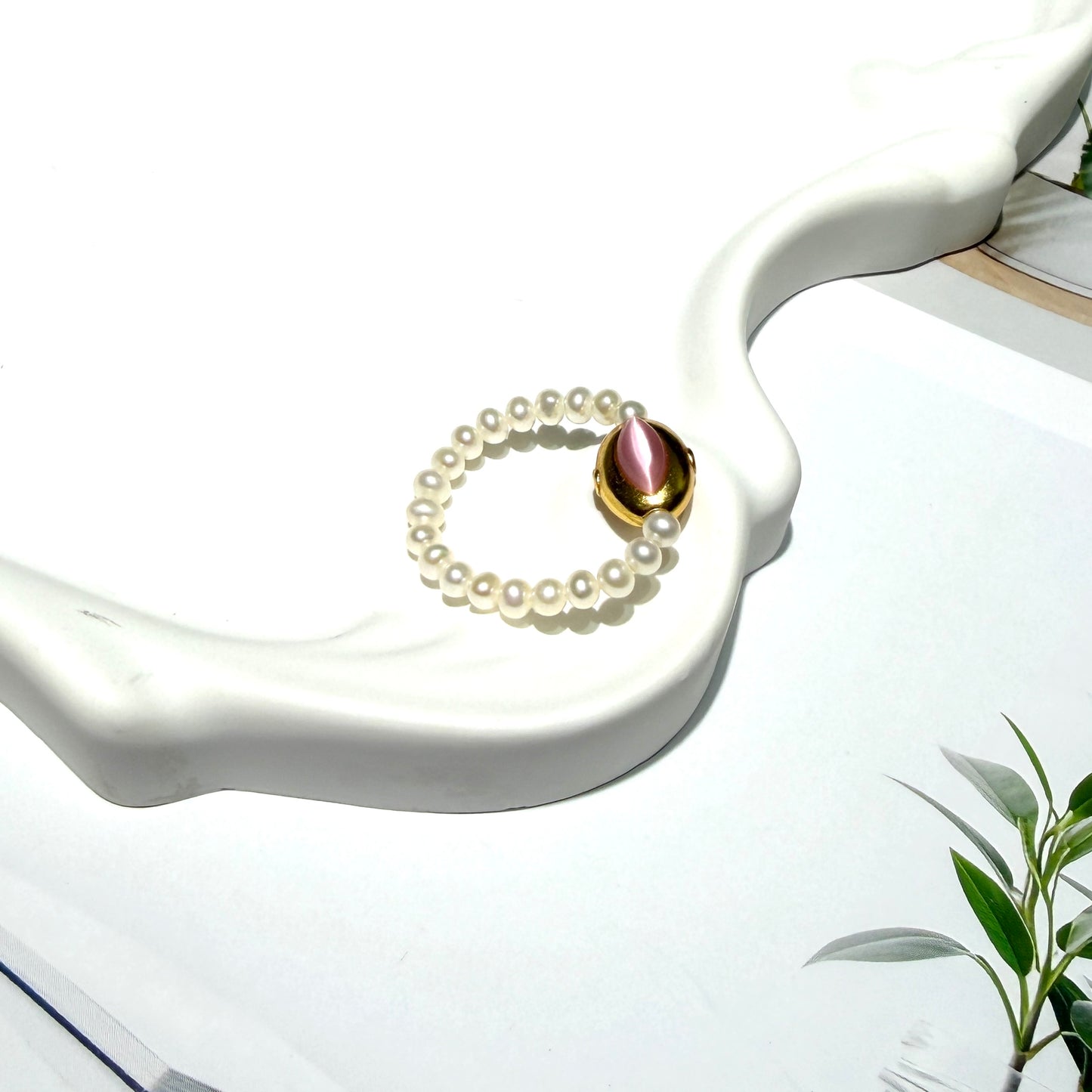Pearl Lucky Energy Ring