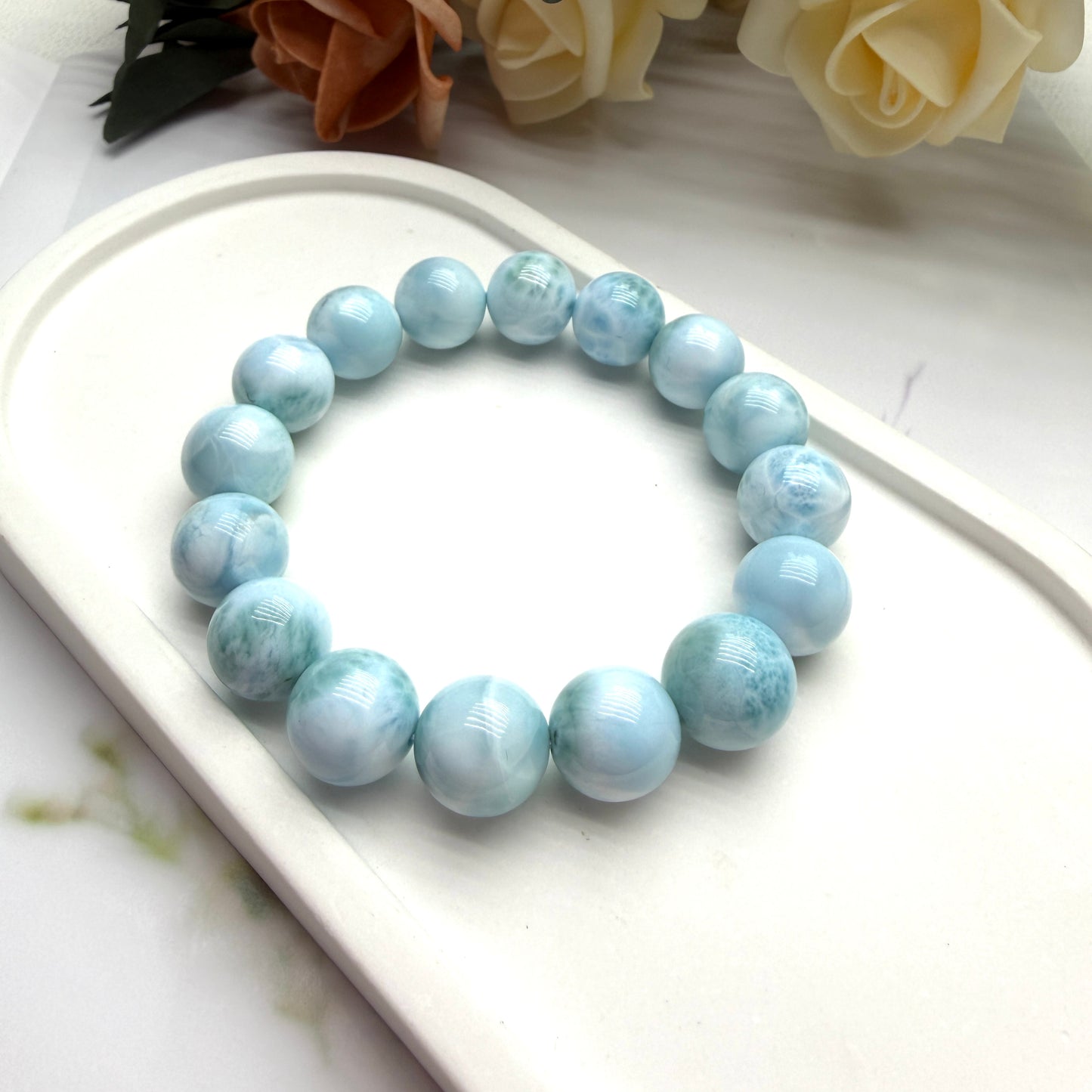 Larimar Beaded Bracelet