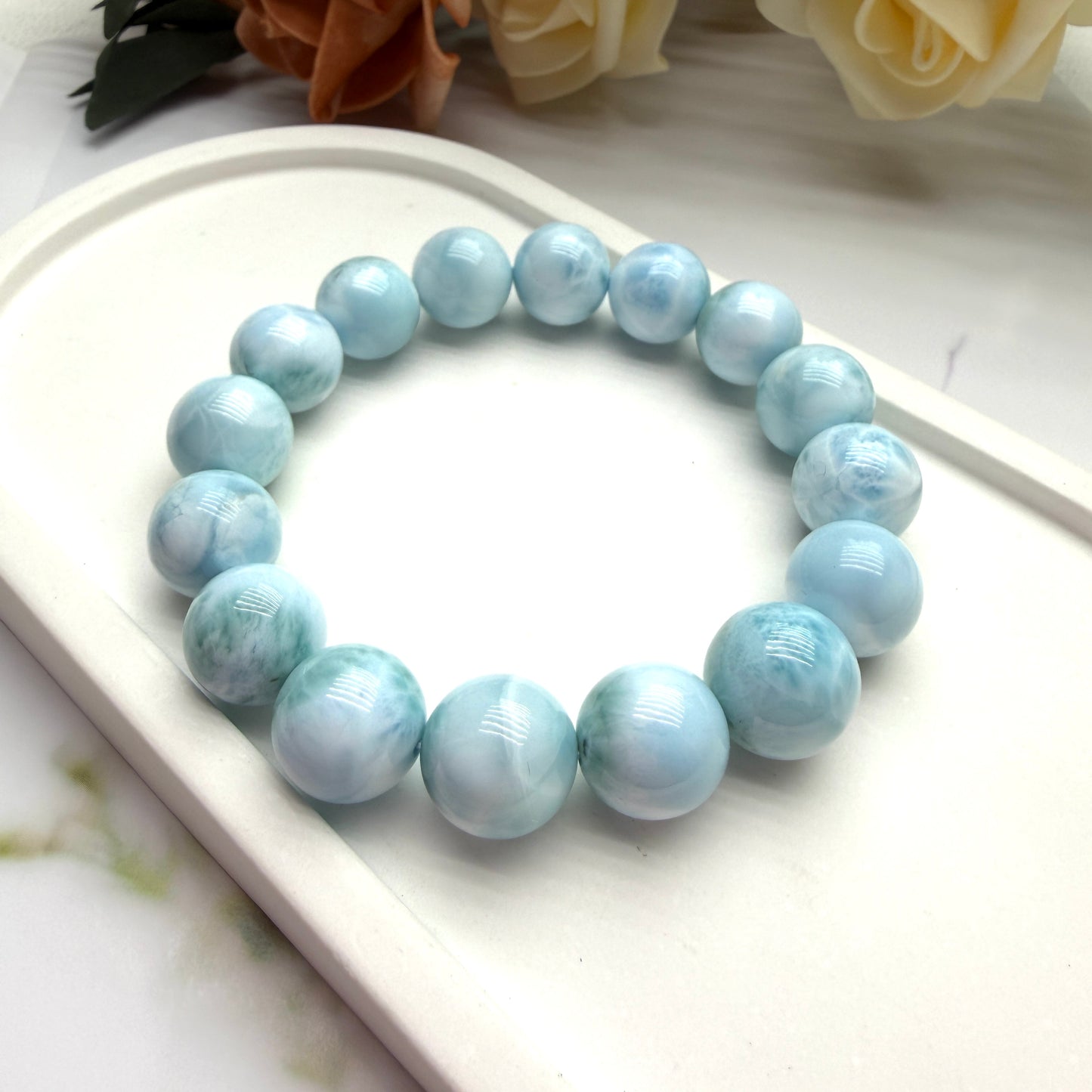 Larimar Beaded Bracelet