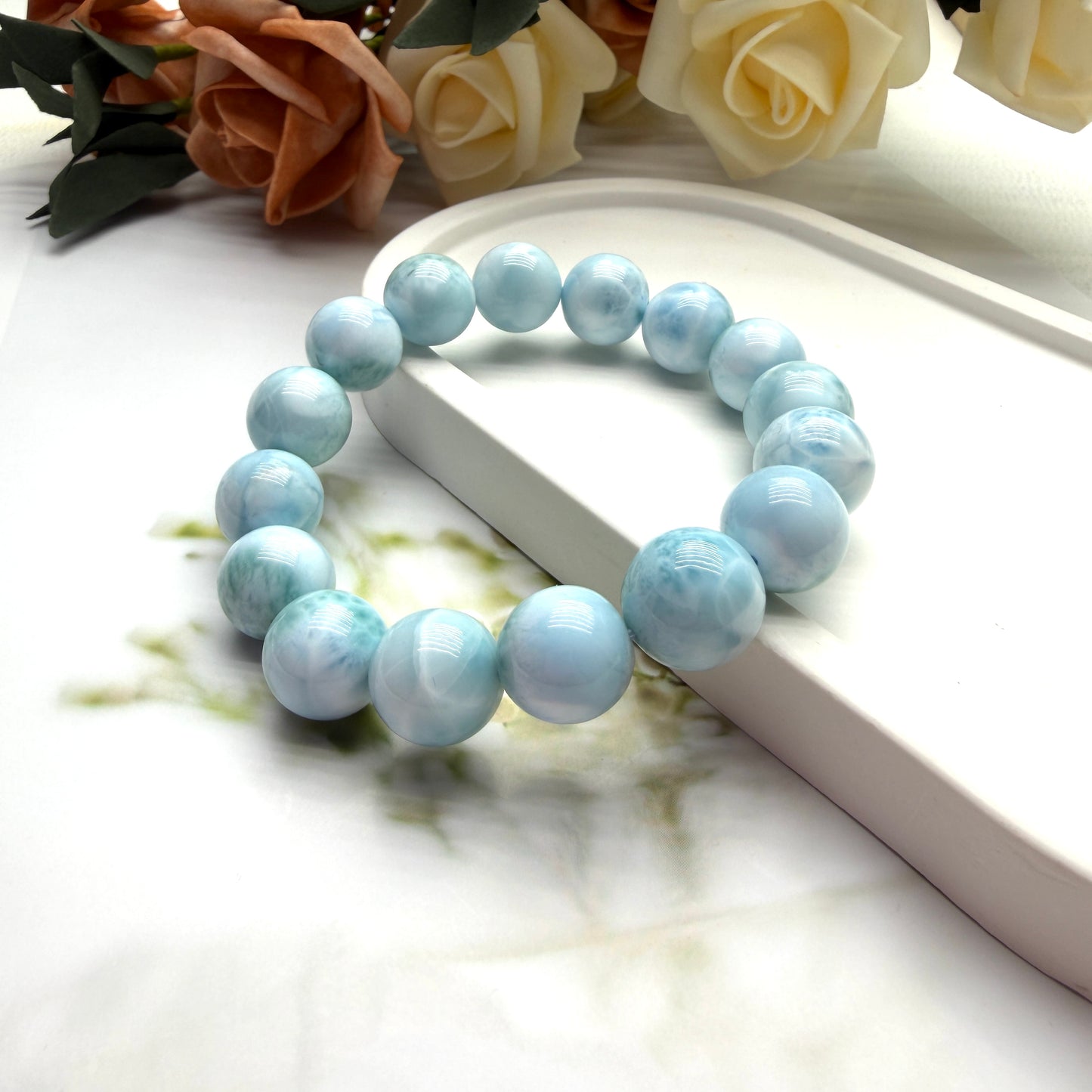 Larimar Beaded Bracelet