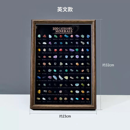 Natural Crystal Raw Stone Specimen Frame