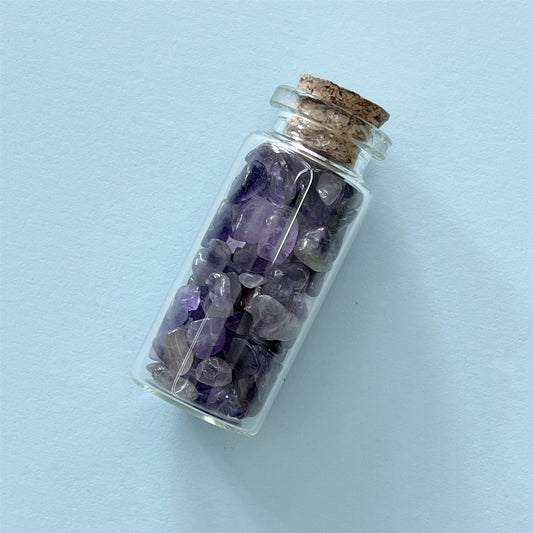 Natural Crystal Wish Bottle