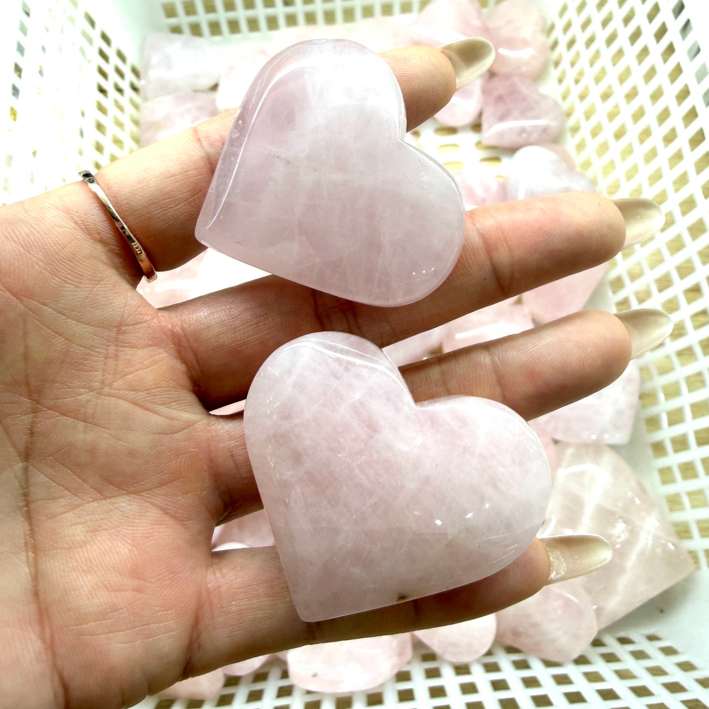 Rose Quartz Heart