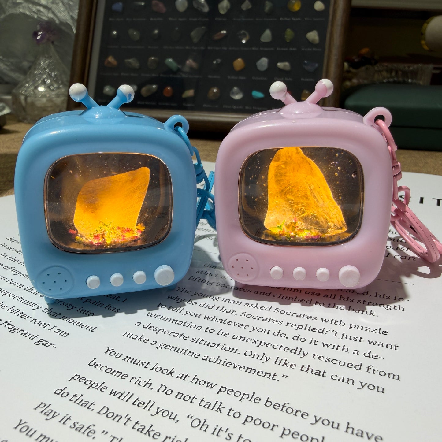 Mini Crystal TV Lamp