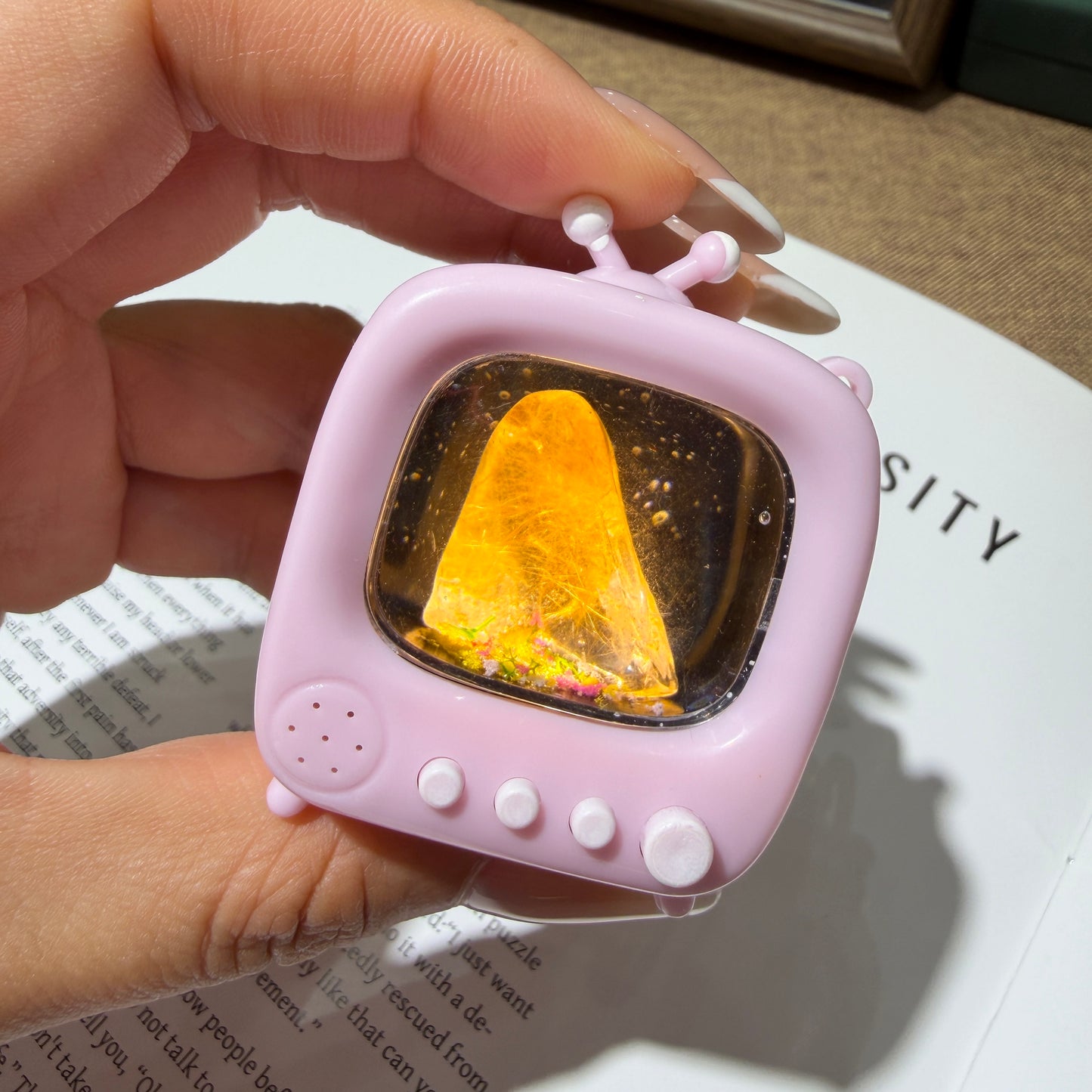 Mini Crystal TV Lamp