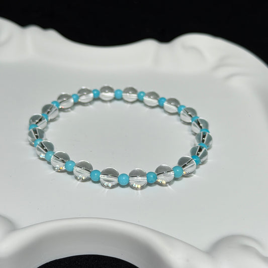 Clear Quartz Stretch Bracelet