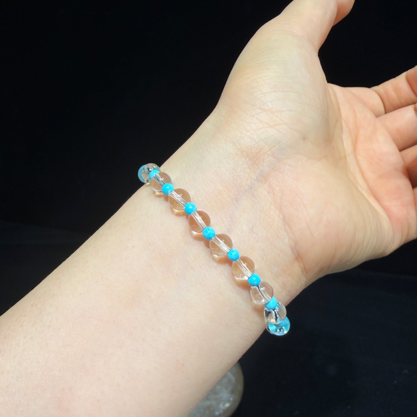 Clear Quartz Stretch Bracelet