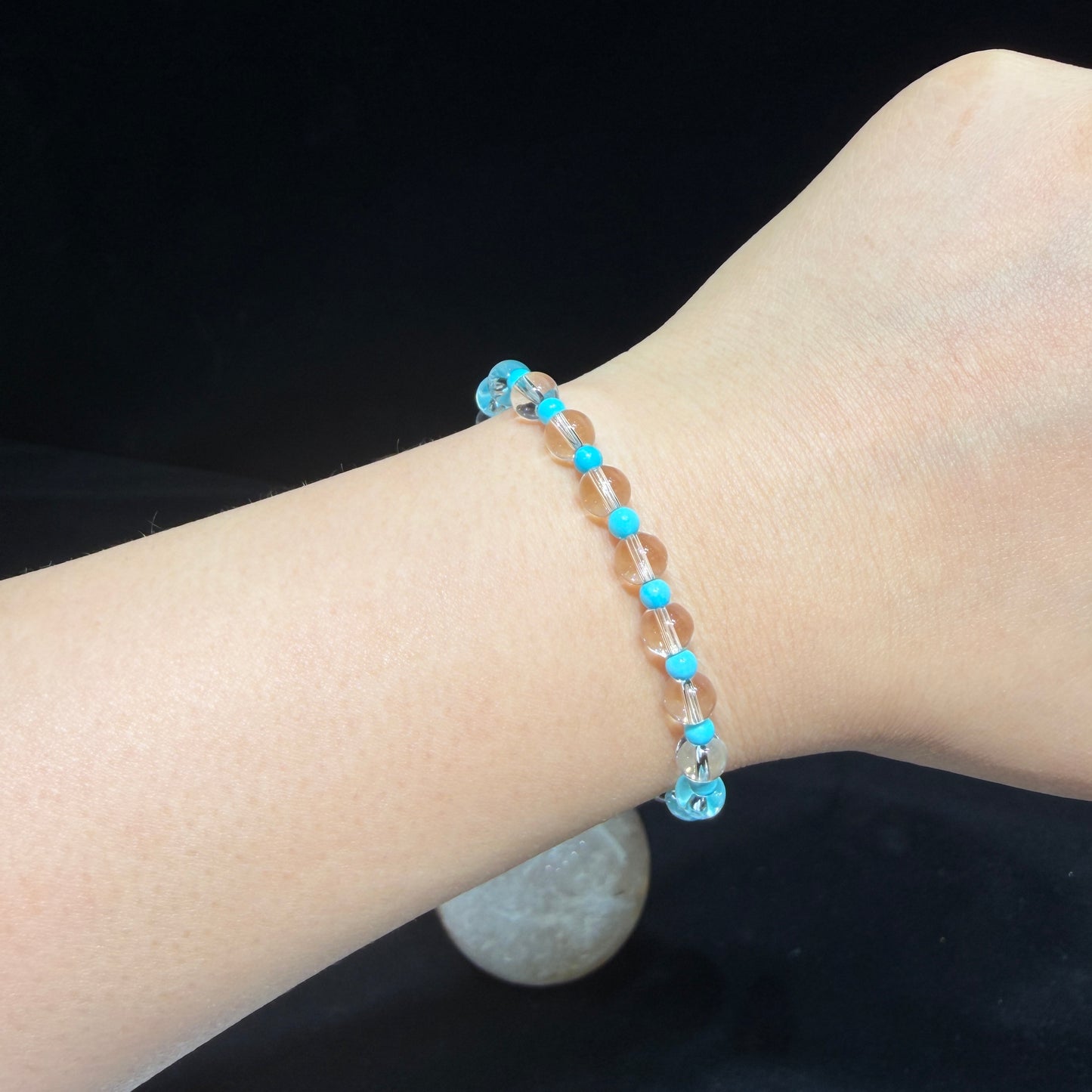 Clear Quartz Stretch Bracelet