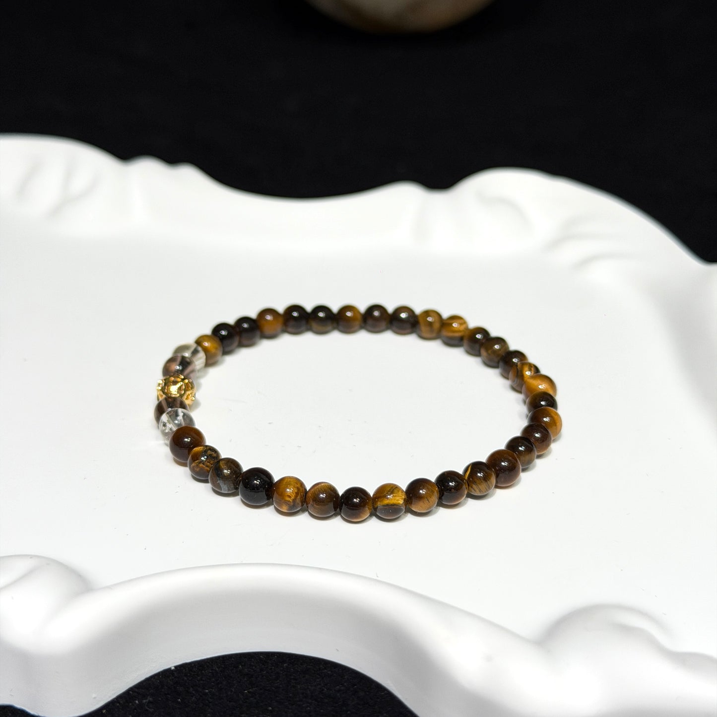 Natural Tiger’s Eye Stretch Bracelet