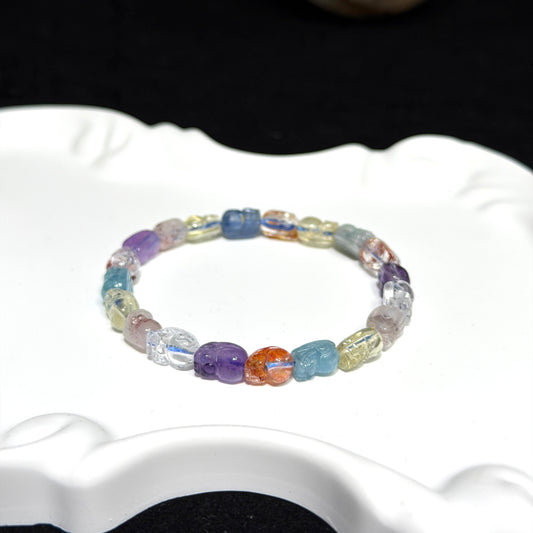 Multi-Gem Pixiu Bracelet