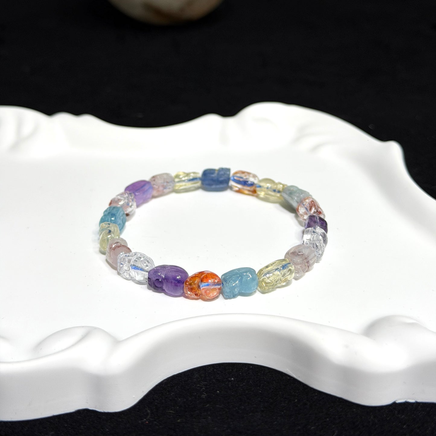 Multi-Gem Pixiu Bracelet