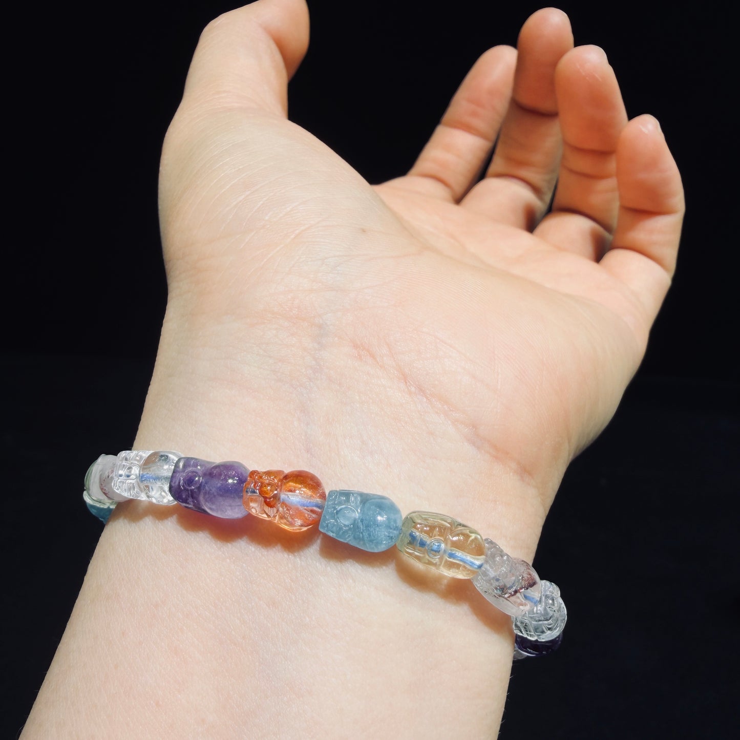 Multi-Gem Pixiu Bracelet