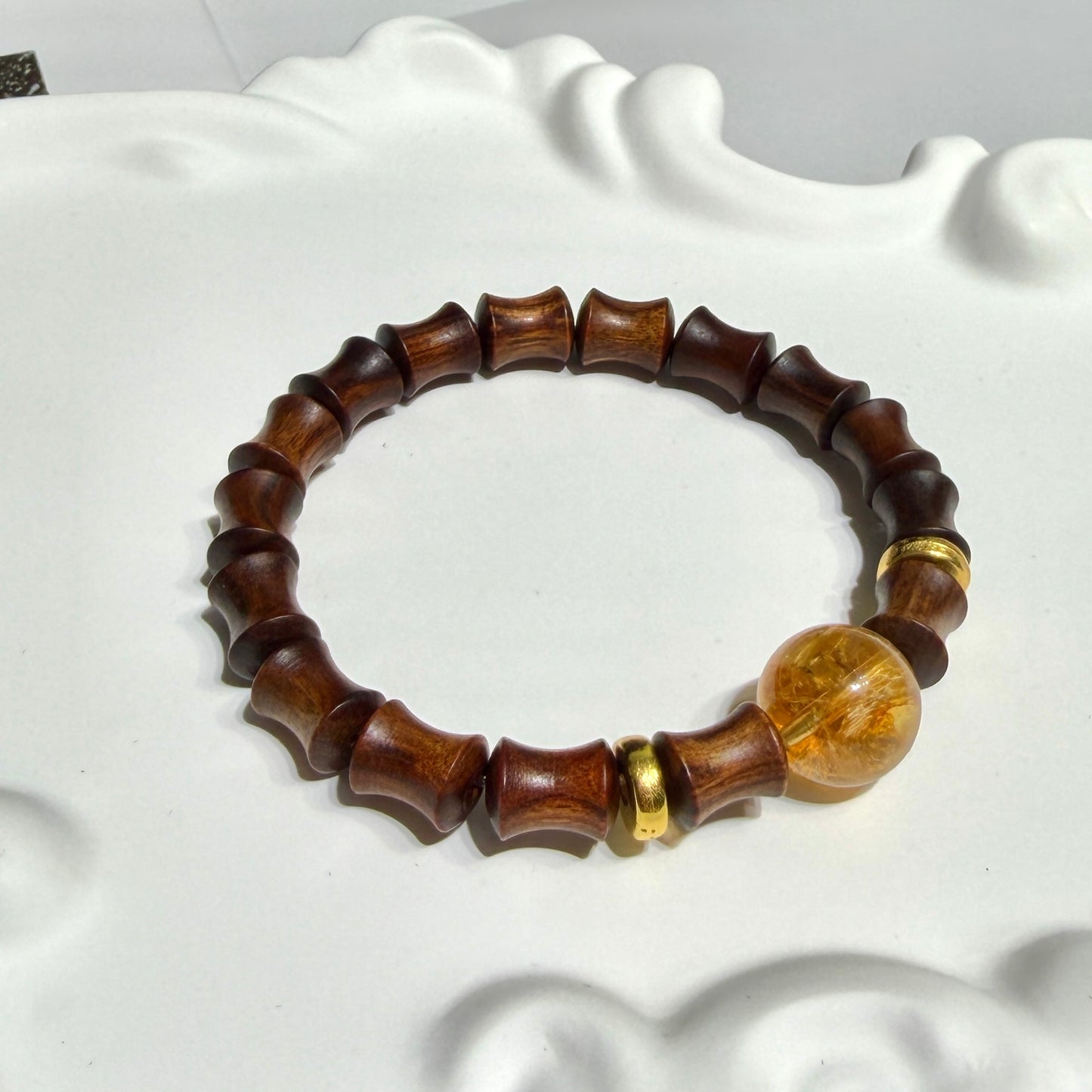 Sandalwood & Citrine Bracelet