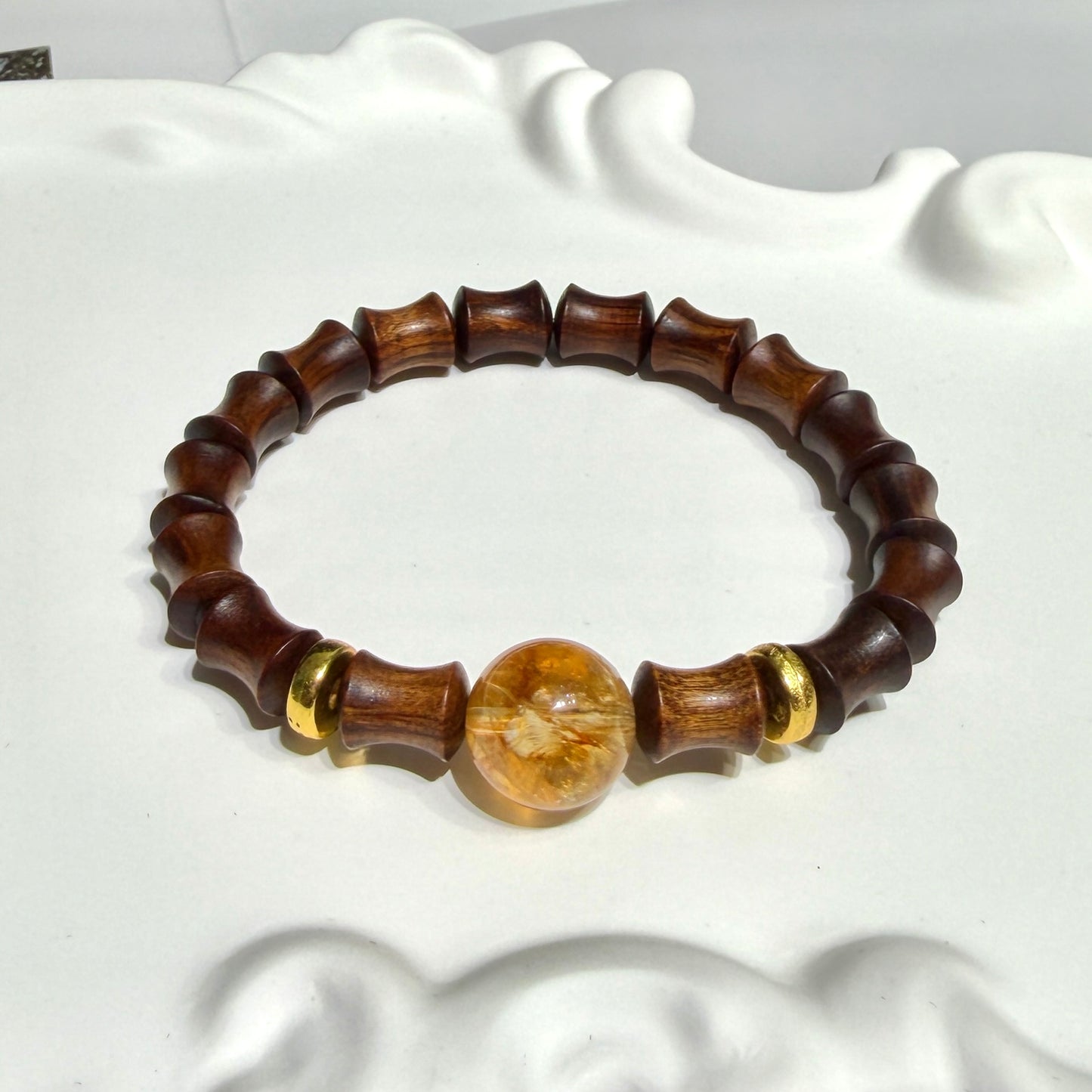 Sandalwood & Citrine Bracelet