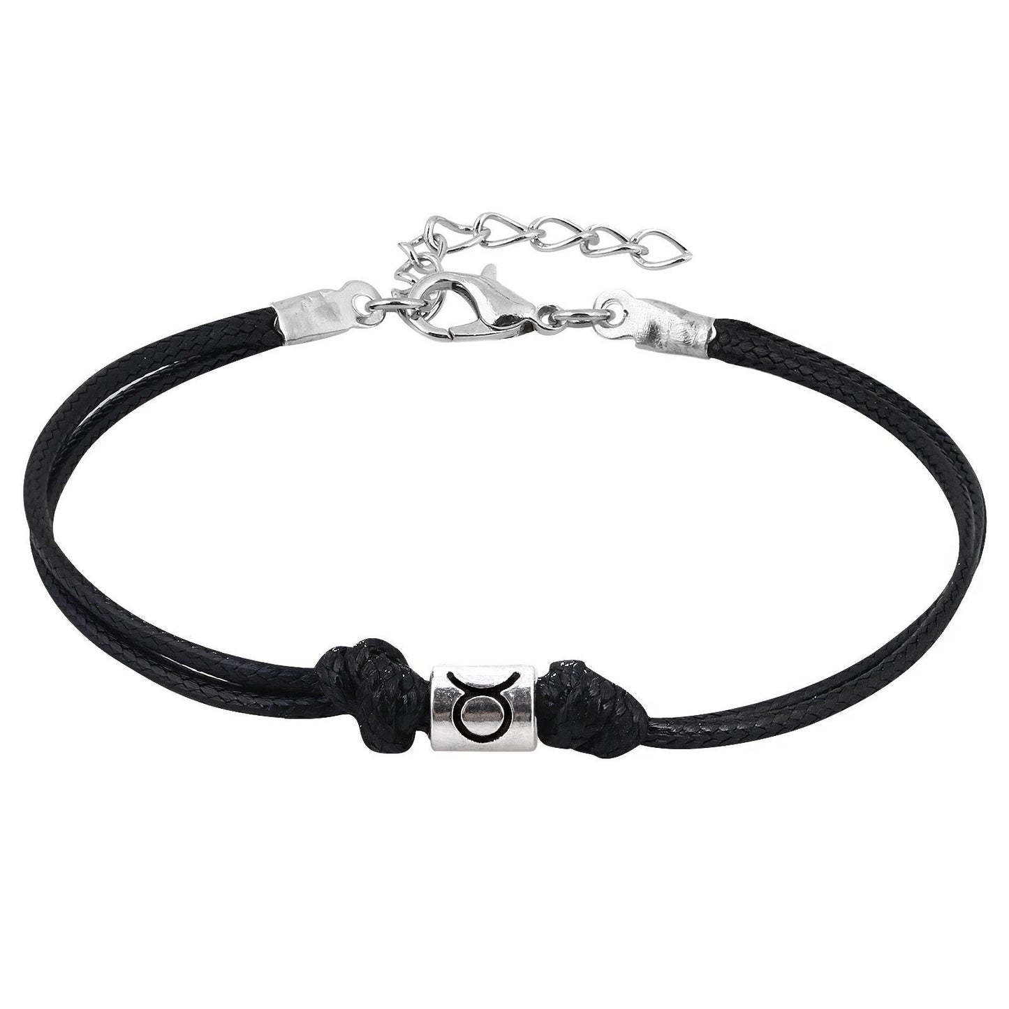 Zodiac Leather Cord Bracelet
