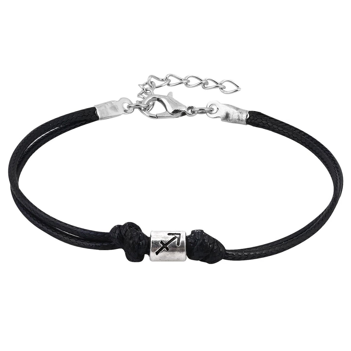 Zodiac Leather Cord Bracelet