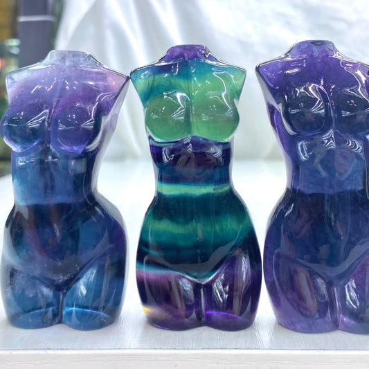 Candy Fluorite Bust Figurine
