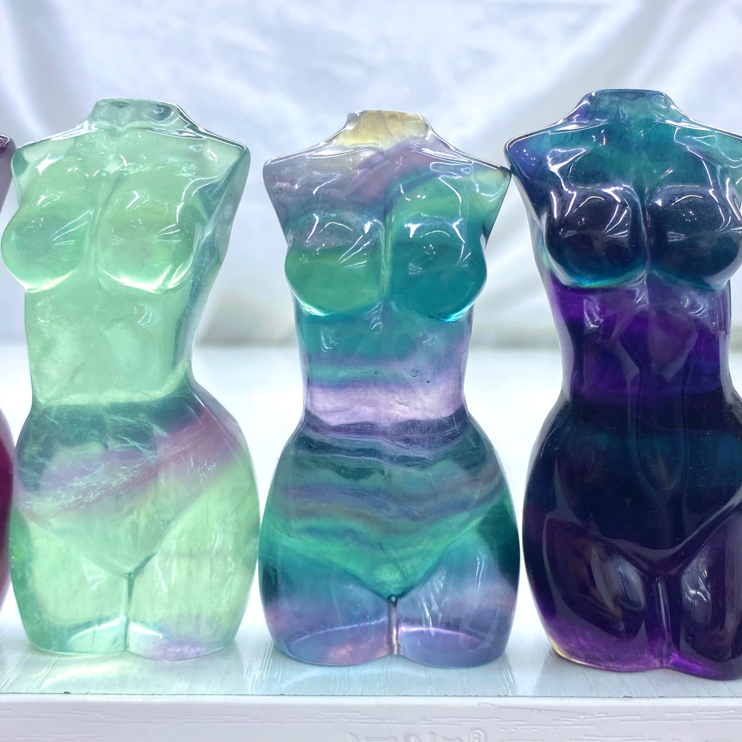 Candy Fluorite Bust Figurine