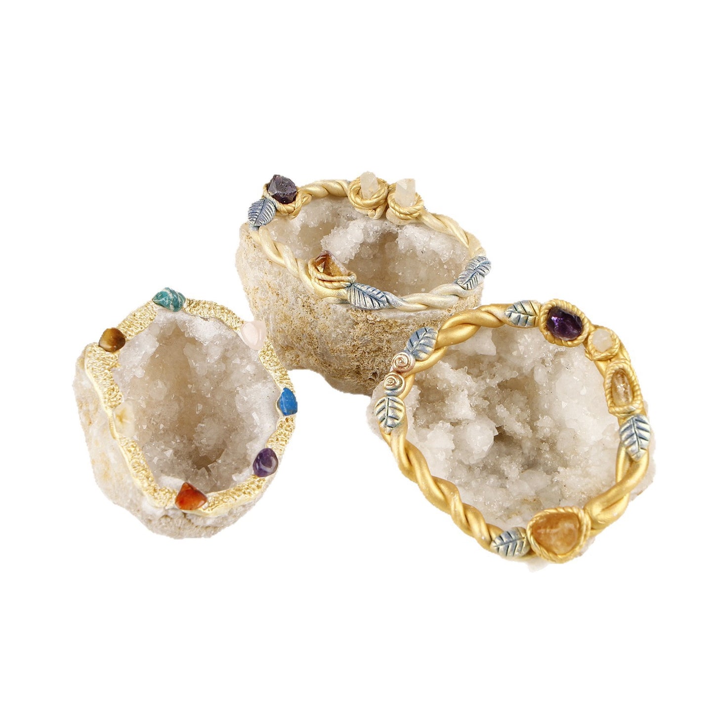 Moroccan Crystal Geode Display Piece | Natural Healing & Home Decor Gift
