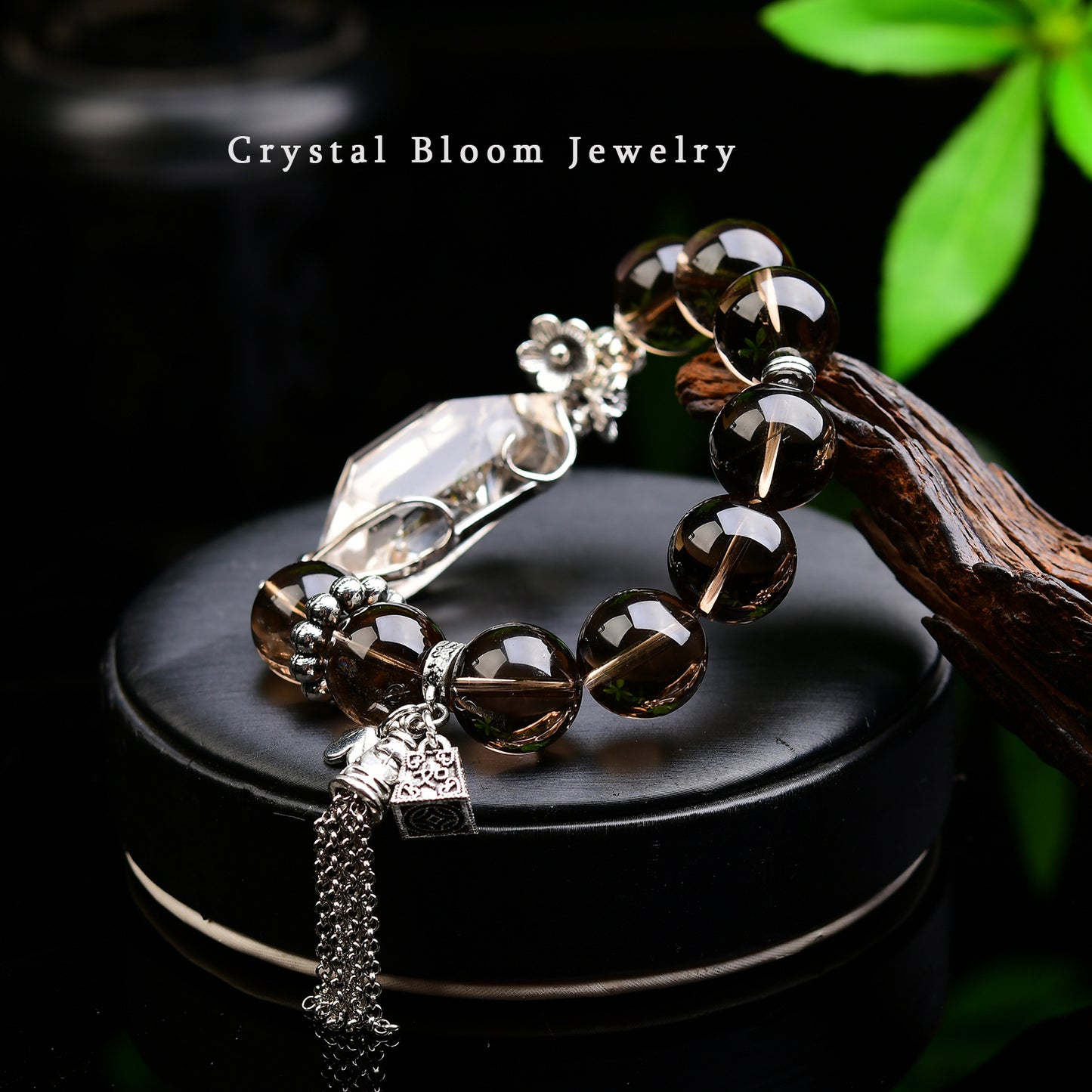 Smoky Quartz Bracelet 14mm