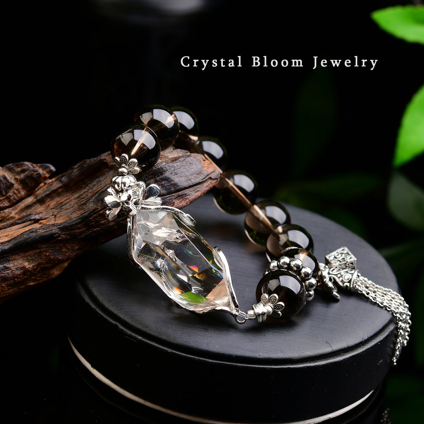 Smoky Quartz Bracelet 14mm